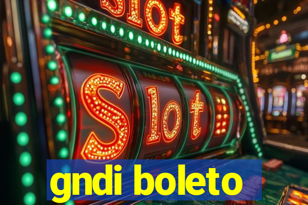 gndi boleto