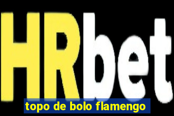 topo de bolo flamengo
