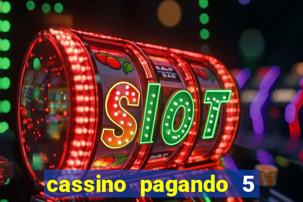cassino pagando 5 reais no cadastro