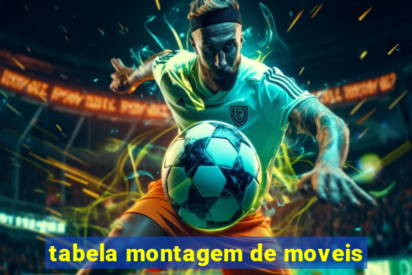 tabela montagem de moveis