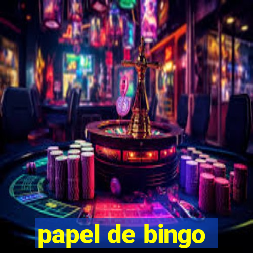 papel de bingo