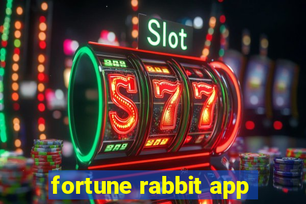 fortune rabbit app