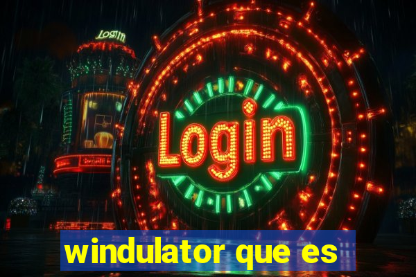 windulator que es