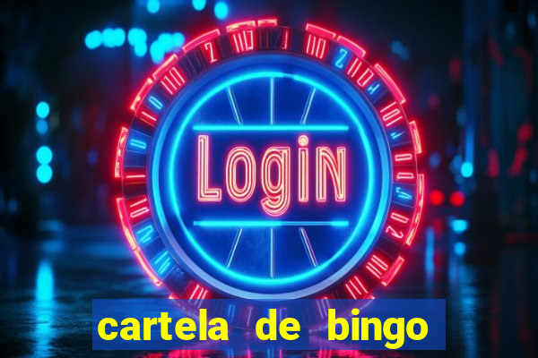 cartela de bingo cha de panela