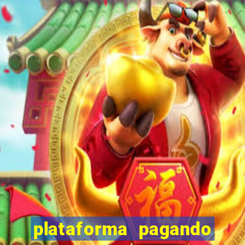 plataforma pagando fortune tiger