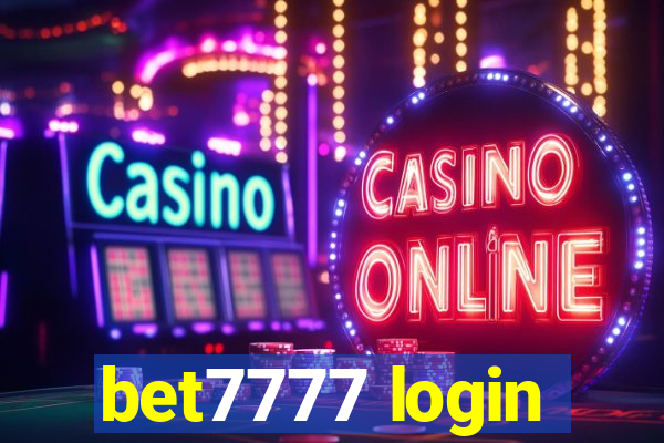 bet7777 login