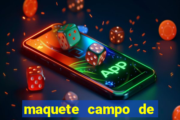 maquete campo de futebol (isopor)