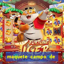 maquete campo de futebol (isopor)