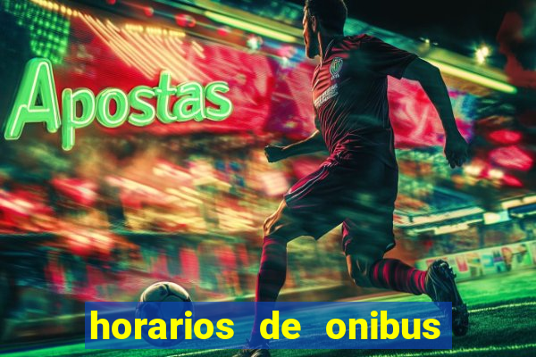 horarios de onibus cassino cidade nova