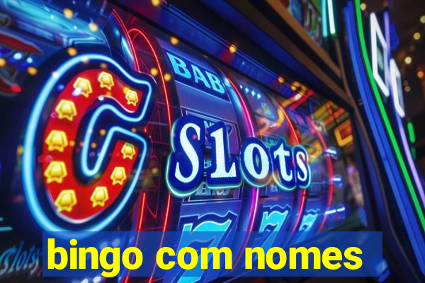 bingo com nomes