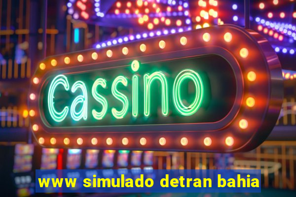 www simulado detran bahia