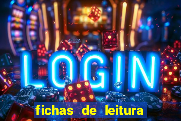 fichas de leitura para alfabetizar
