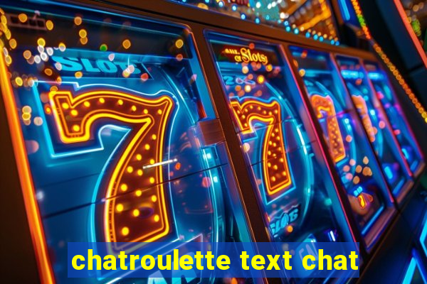 chatroulette text chat