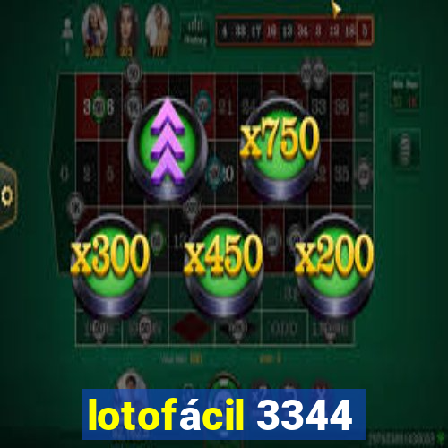 lotofácil 3344
