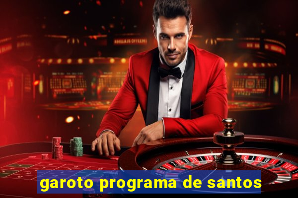 garoto programa de santos