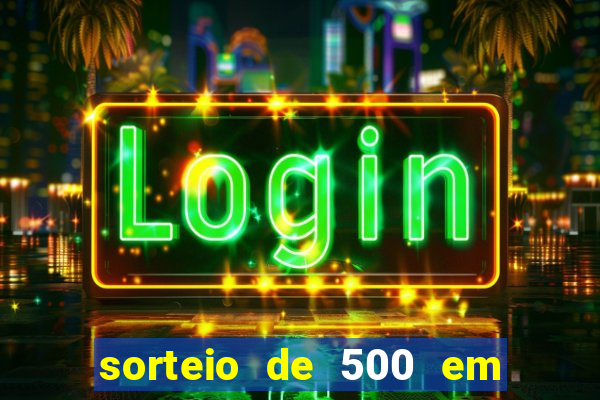 sorteio de 500 em cash toda segunda feira novibet como funciona