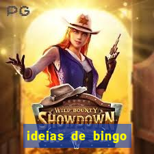 ideias de bingo para o natal