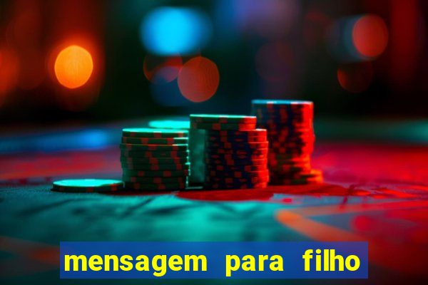 mensagem para filho jogador de futebol