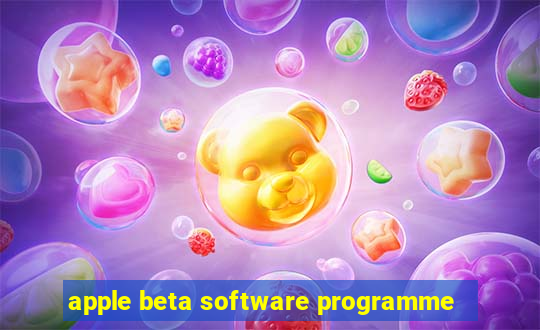apple beta software programme