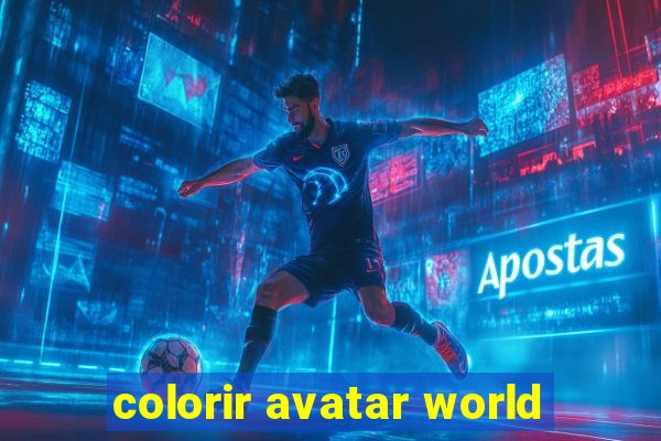 colorir avatar world