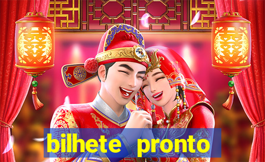 bilhete pronto futebol hoje