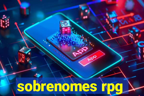 sobrenomes rpg