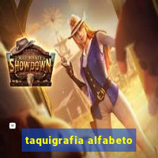 taquigrafia alfabeto