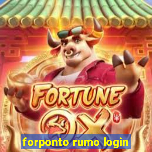forponto rumo login